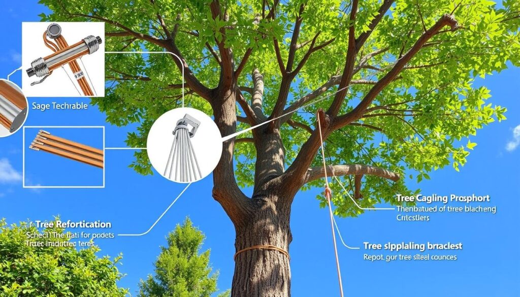 Professional tree cabling and bracing costs Professional tree cabling and bracing costs
